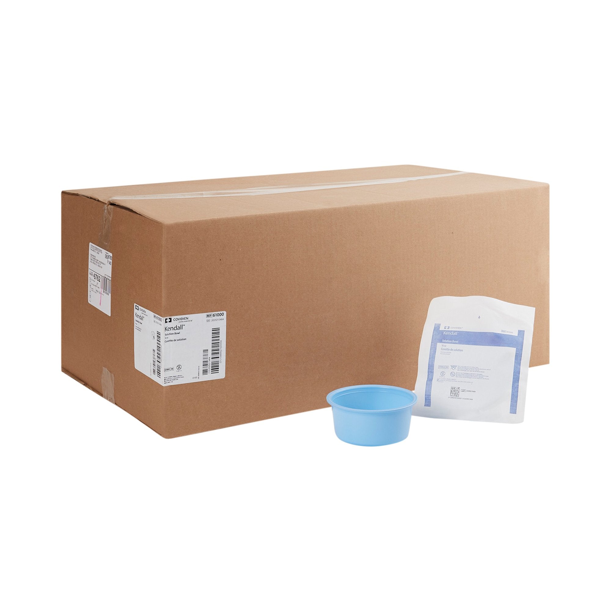 Plastic Solution Bowl, 16 oz, Individually Sterile Packed, 75/cs